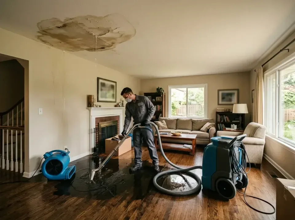 attic-pipe-burst-ceiling-drip-008 — frequently asked questions, Water Damage Restoration & Carpet Care in Vicksburg, MI